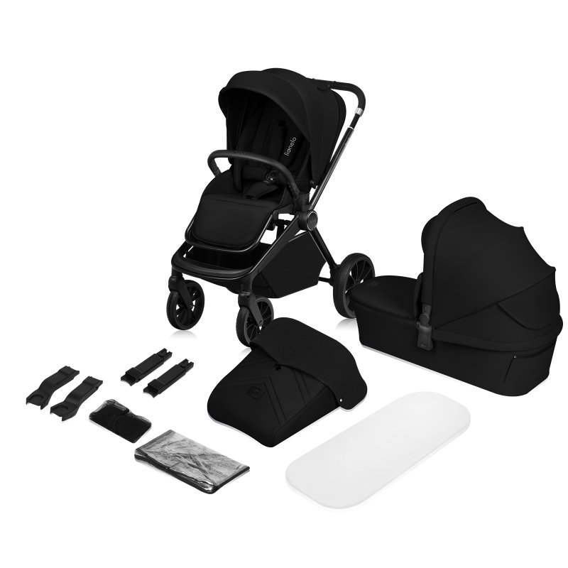 Універсальна коляска 2 в 1 Lionelo Mika Plus чорний