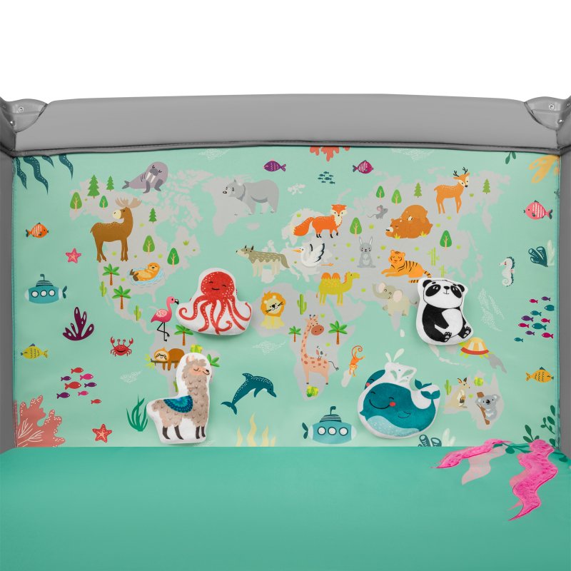 Манеж Lionelo Mille Grey Green дитячий