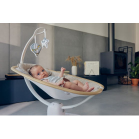 Крісло-гойдалка Lionelo Ola Beige Natural