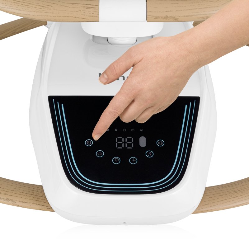 Крісло-гойдалка Lionelo Ola Beige Natural