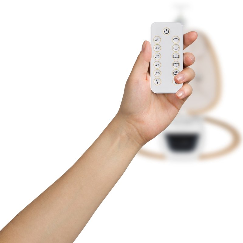 Крісло-гойдалка Lionelo Ola Beige Natural