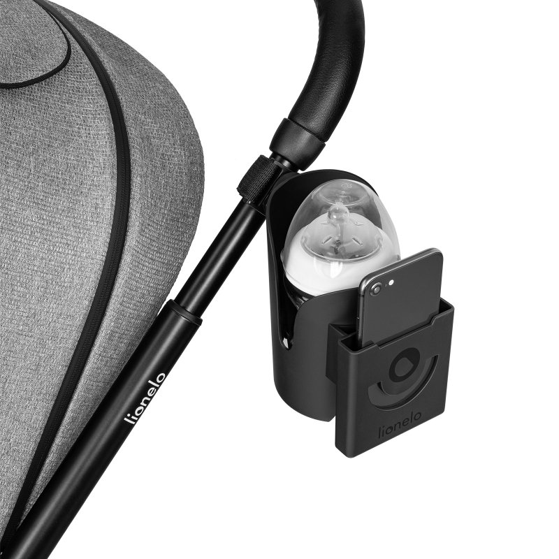 Тримач Lionelo Ove Black Carbon для чашки та телефону