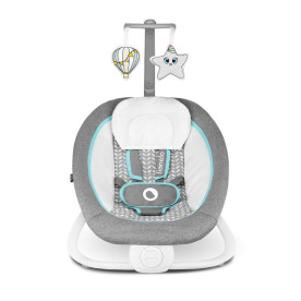 Шезлонг Lionelo Pascal Grey Scandi Крісло-Гойдалка