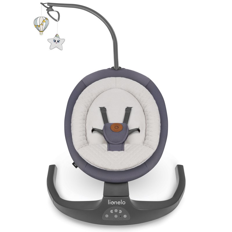 Шезлонг Lionelo Ralf Grey Graphite Крісло-гойдалка