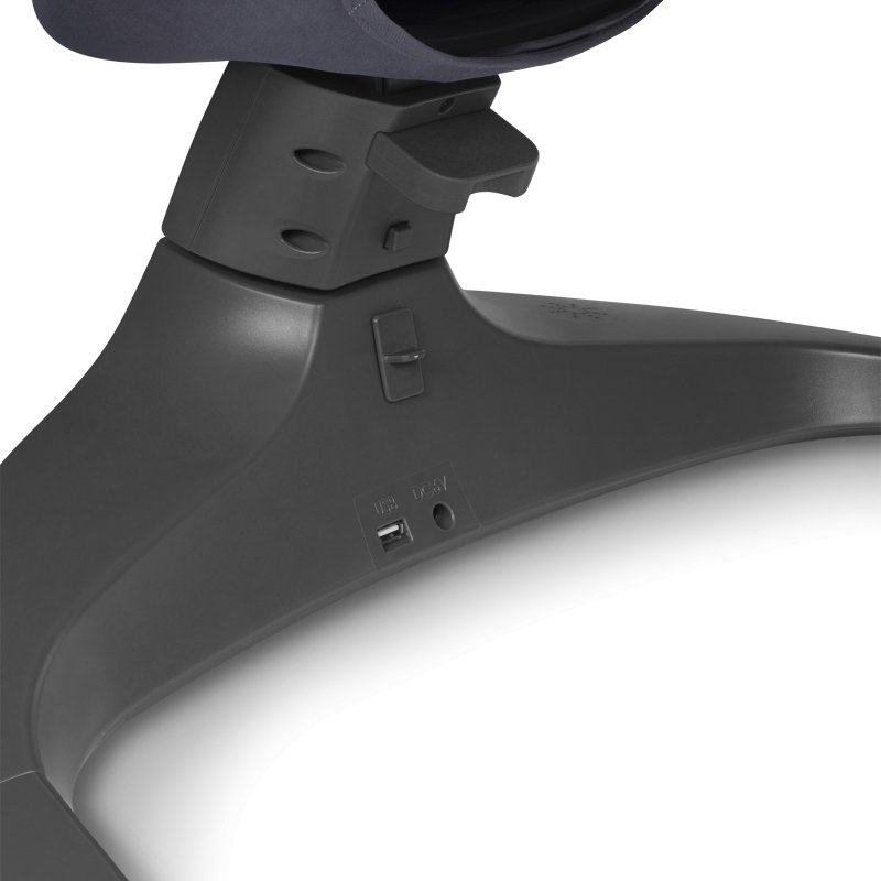 Шезлонг Lionelo Ralf Grey White Крісло-гойдалка