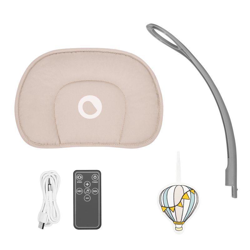 Крісло-гойдалка Lionelo Rio Beige Latte