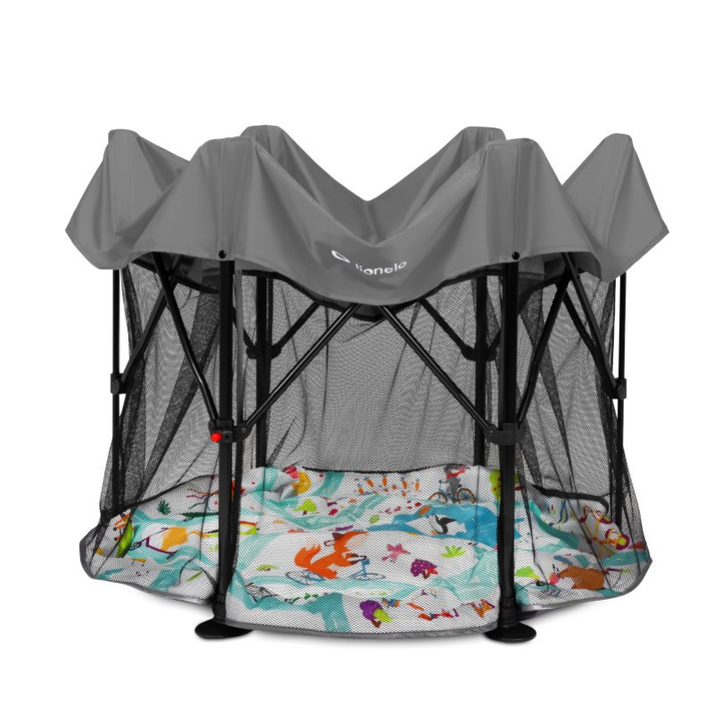 Манеж Lionelo Roel Grey Multicolor