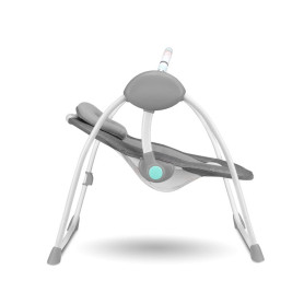 Шезлонг Lionelo Ruben Stone Grey Turquoise Крісло-Гойдалка