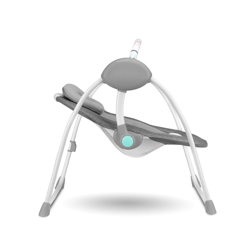 Шезлонг Lionelo Ruben Stone Grey Turquoise Крісло-гойдалка