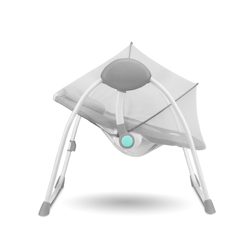 Шезлонг Lionelo Ruben Stone Grey Turquoise Крісло-гойдалка