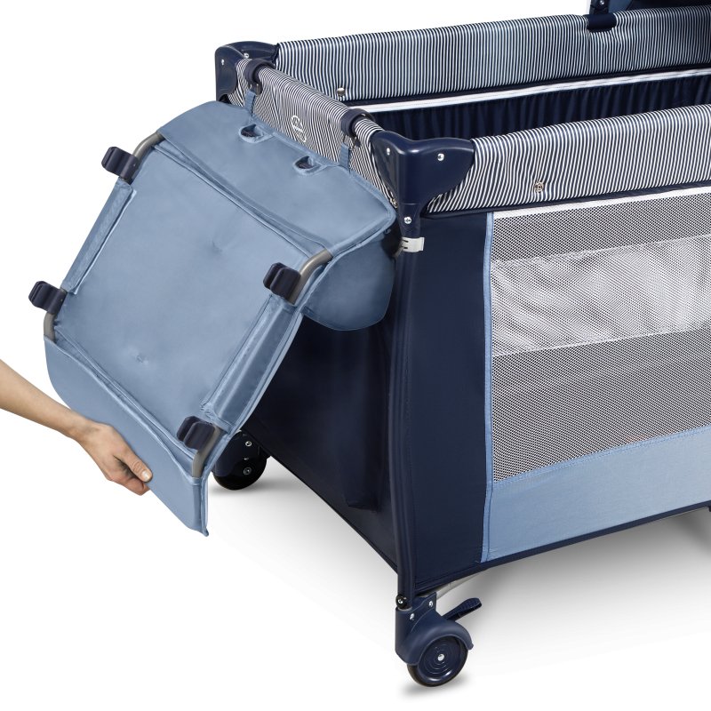 Ліжечко Lionelo Sven Plus Blue Navy - Дорожнє