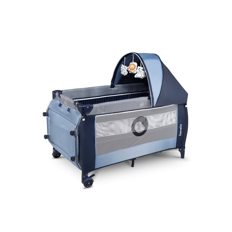 Ліжечко Lionelo Sven Plus Blue Navy - Дорожнє
