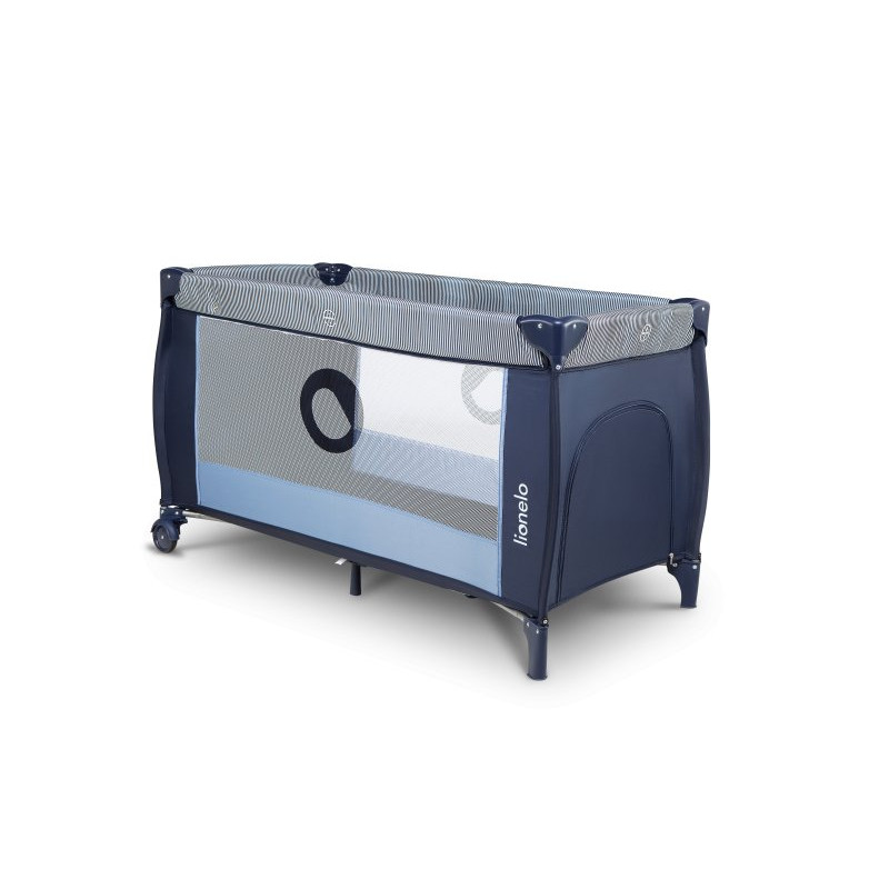Ліжечко Lionelo Sven Plus Blue Navy - Дорожнє