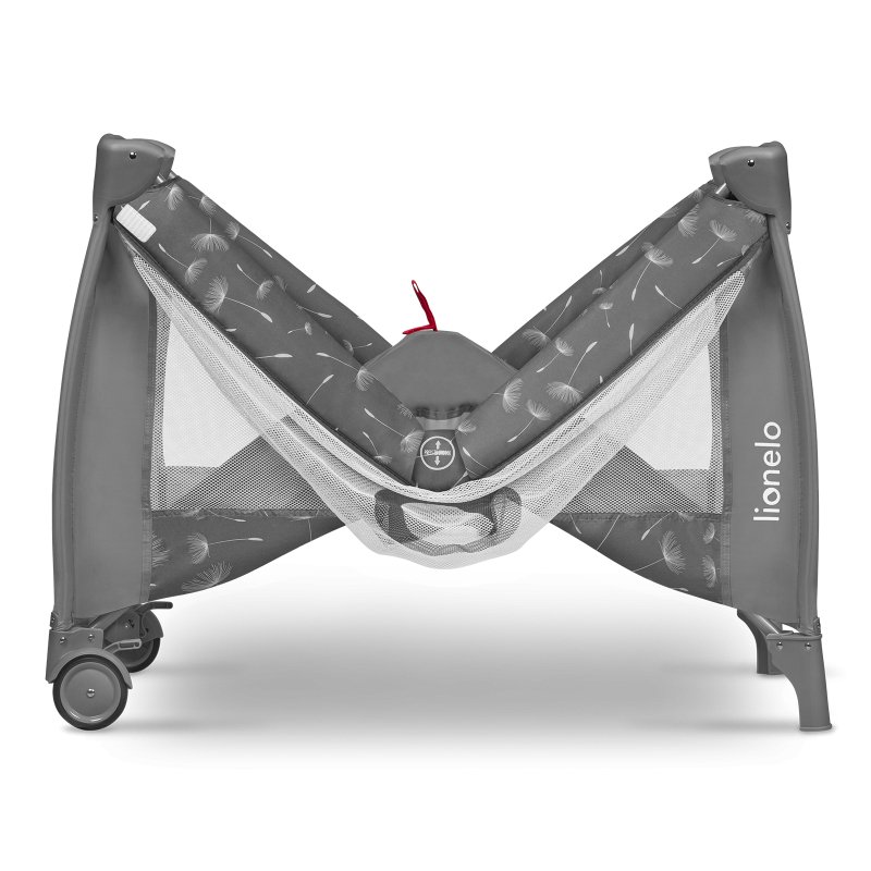 Ліжечко Lionelo Sven Plus Grey Concrete Дорожнє