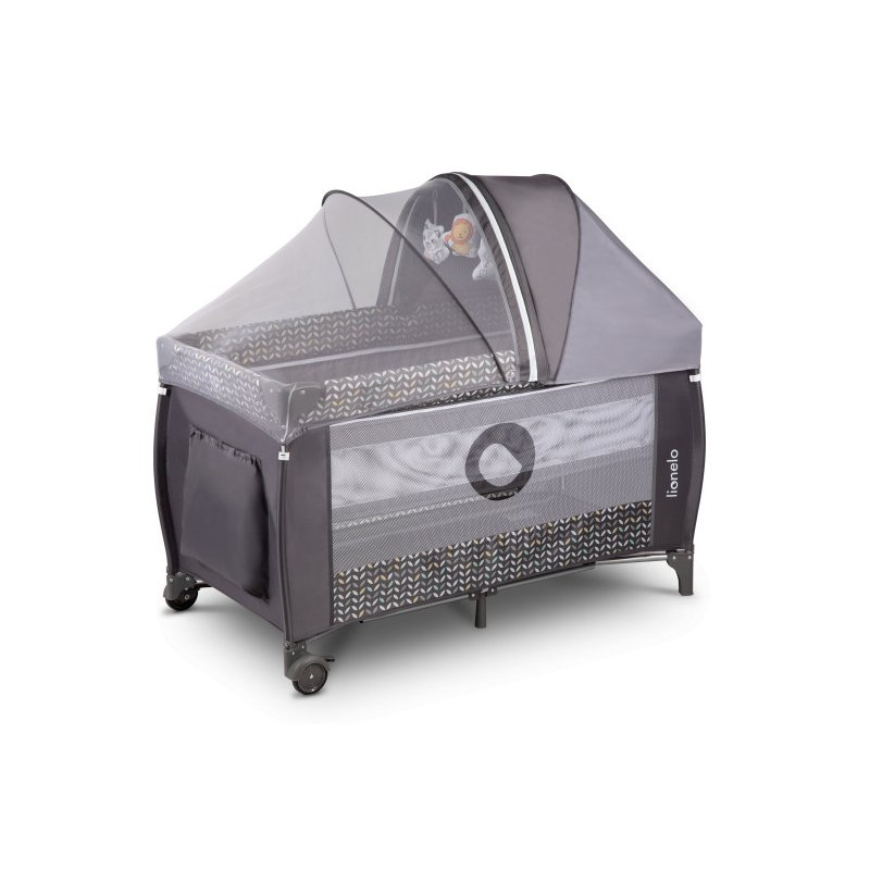 Ліжечко Lionelo Sven Plus Grey Scandi - Дорожнє