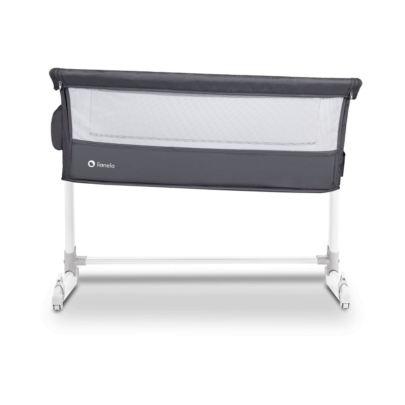 Ліжечко Lionelo Theo Dark Grey - Приставне