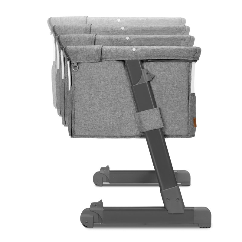 Ліжечко Lionelo Theo Grey Stone Natural - Приставне