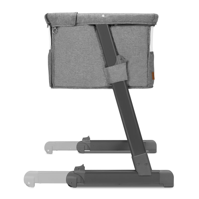 Ліжечко Lionelo Theo Grey Stone Natural - Приставне