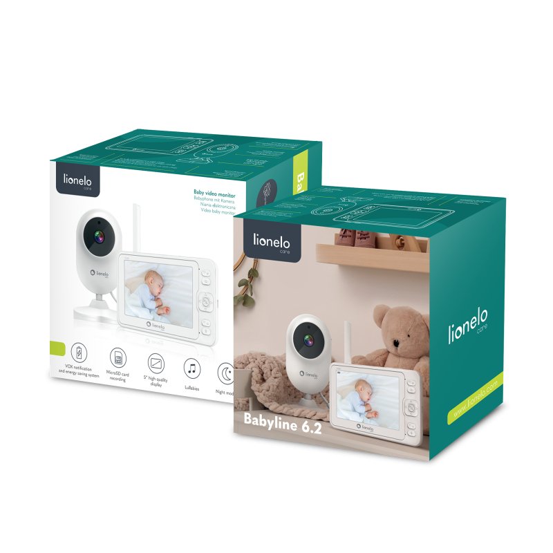 Відеоняня Lionelo line 6.2 White