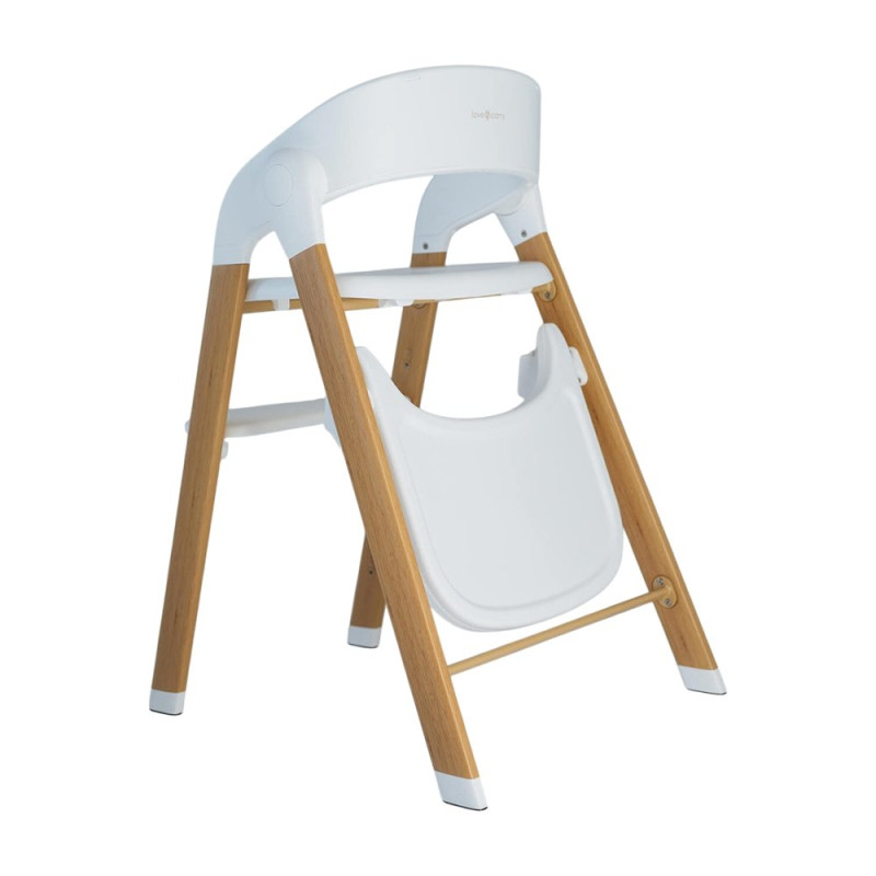 Стілець Love S Carry для годування 3 в 1 Love & Carry Flex білий / дерево