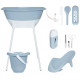 Іграшка LUMA Набір для ванни та догляду Celestial Blue