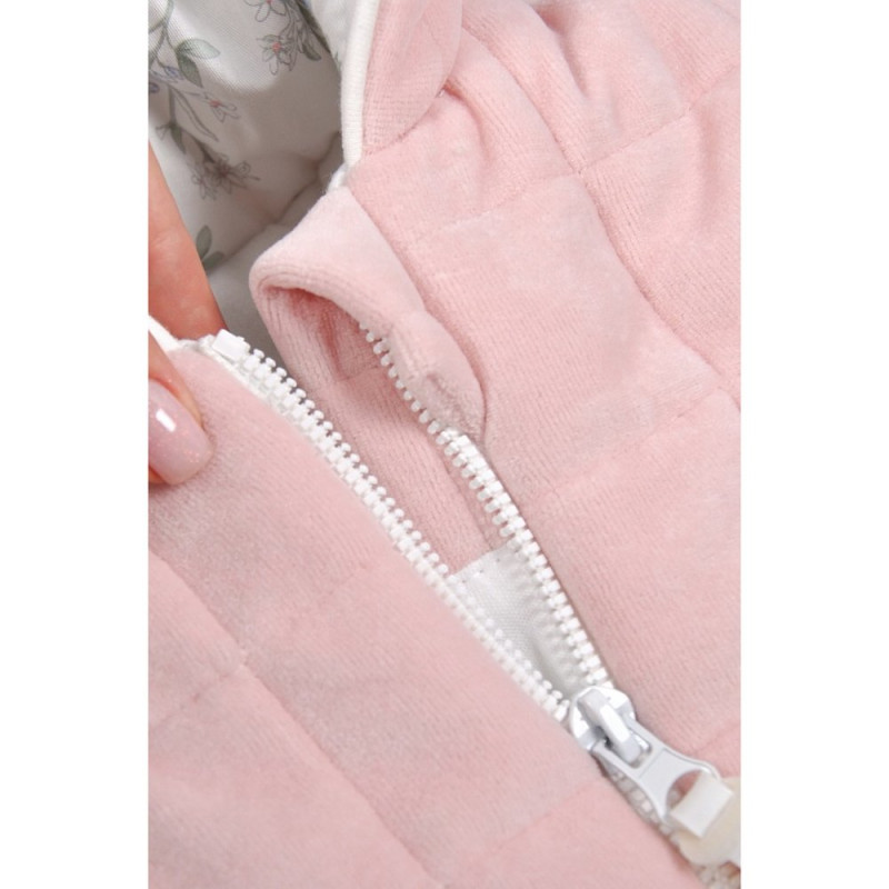 Комбінезон MagBaby Велюровий Tessera, 62 розмір, 0-3 міс рожевий