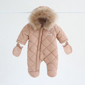 Комбінезон MagBaby Pooh, 62 розмір, 0-3 міс мокко