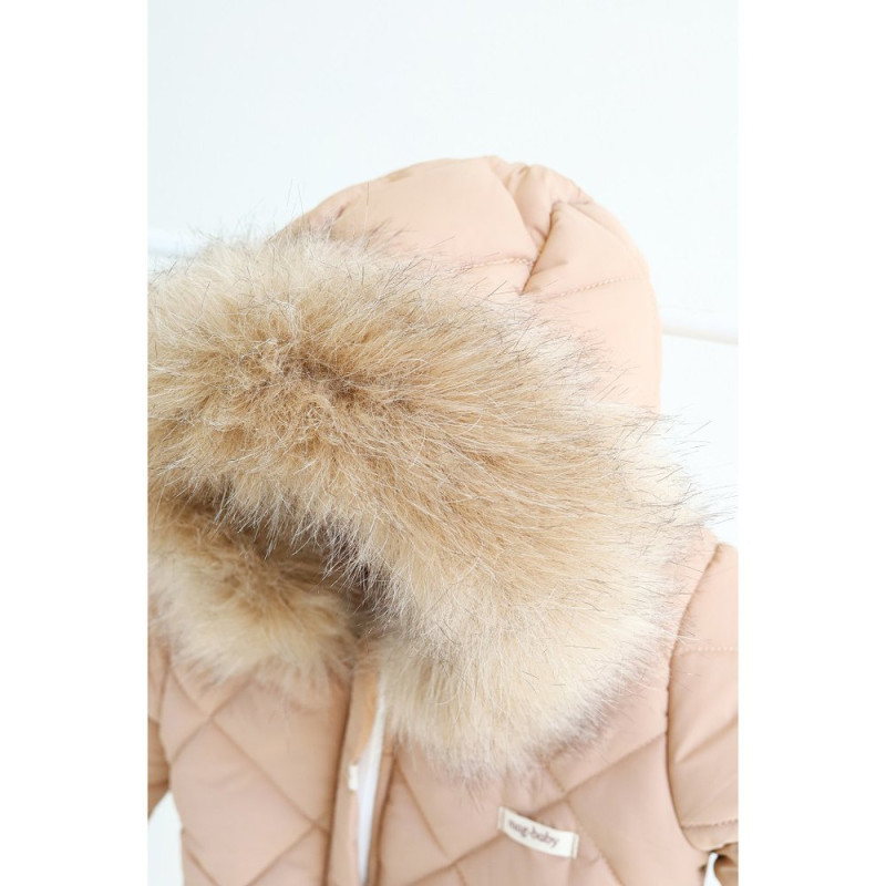 Комбінезон MagBaby Pooh, 80 розмір, 9-12 міс молочний