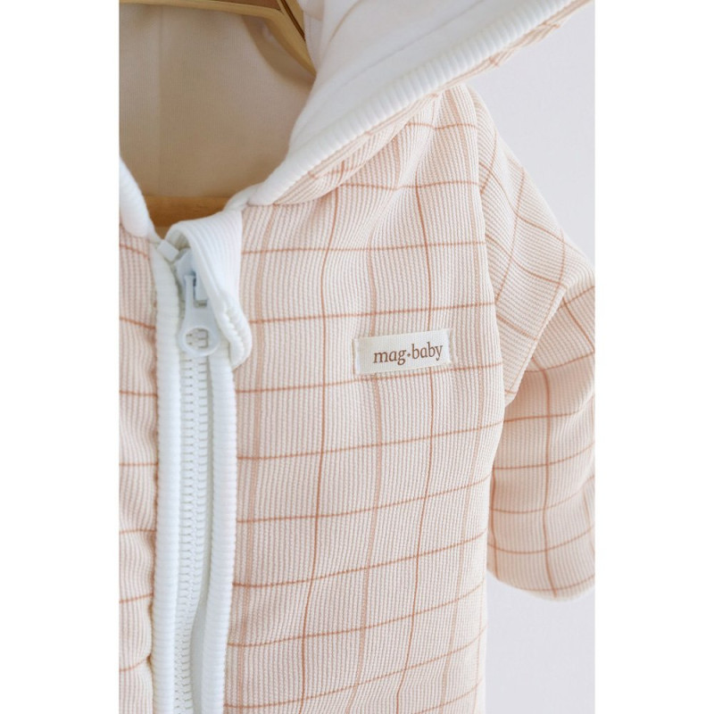 Комбінезон MagBaby Демісезонний Wally, 68 розмір, 3-6 міс горіховий