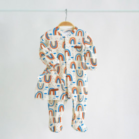 Чоловічки MagBaby з шапочкою Liam, 62 розмір, 0-3 міс веселка