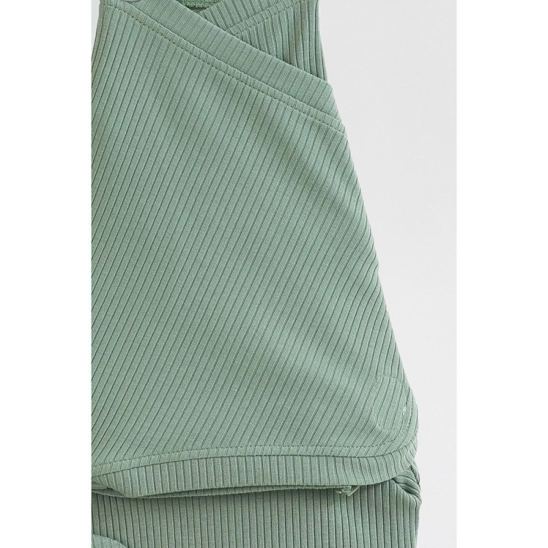 Пелюшка MagBaby Євро на липучках з шапочкою Strip, 0-3 міс лаврова