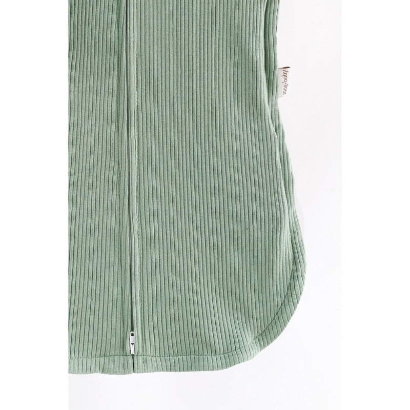 Пелюшка MagBaby Євро на блискавці з шапочкою Strip, 0-3 міс лаврова