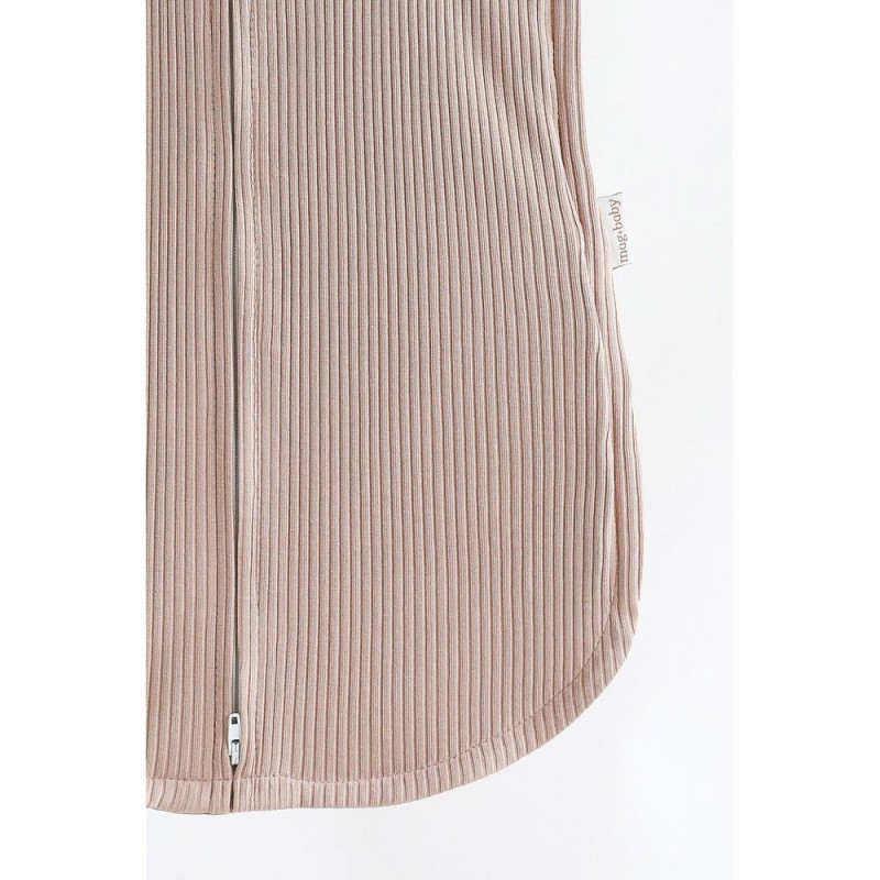 Пелюшка MagBaby Євро на блискавці з шапочкою Strip, 3-6 міс моко