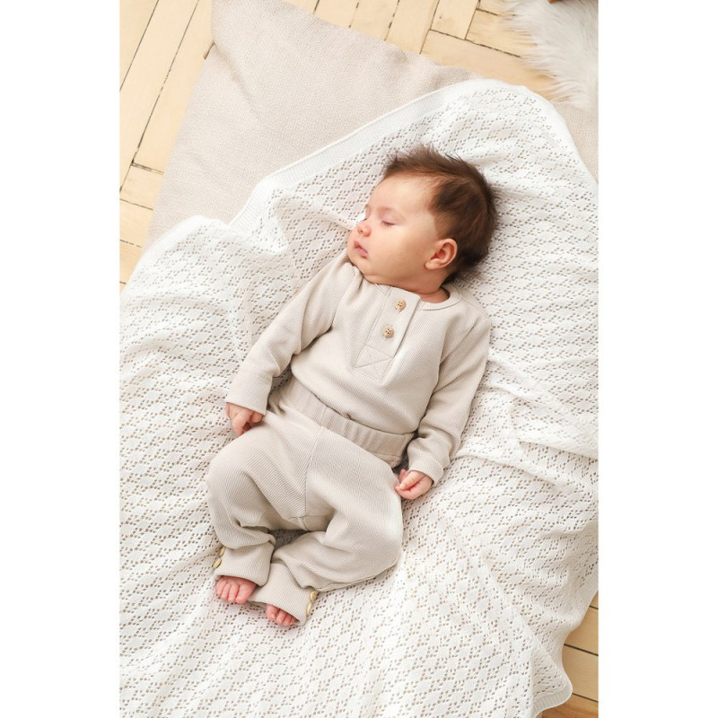 Боді MagBaby набір з лосинами Natural, 62 розмір, 0-3 міс слонова кістка