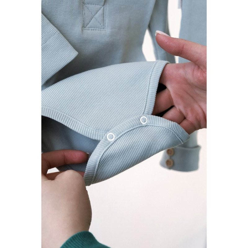 Боді MagBaby набір з лосинами Natural, 74 розмір, 6-9 міс сизий