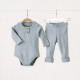 Боді MagBaby набір з лосинами Natural, 86 розмір, 12-18 міс сизий