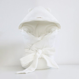 Конверт MagBaby Демісезонний велюровий ковдра Tim молочний