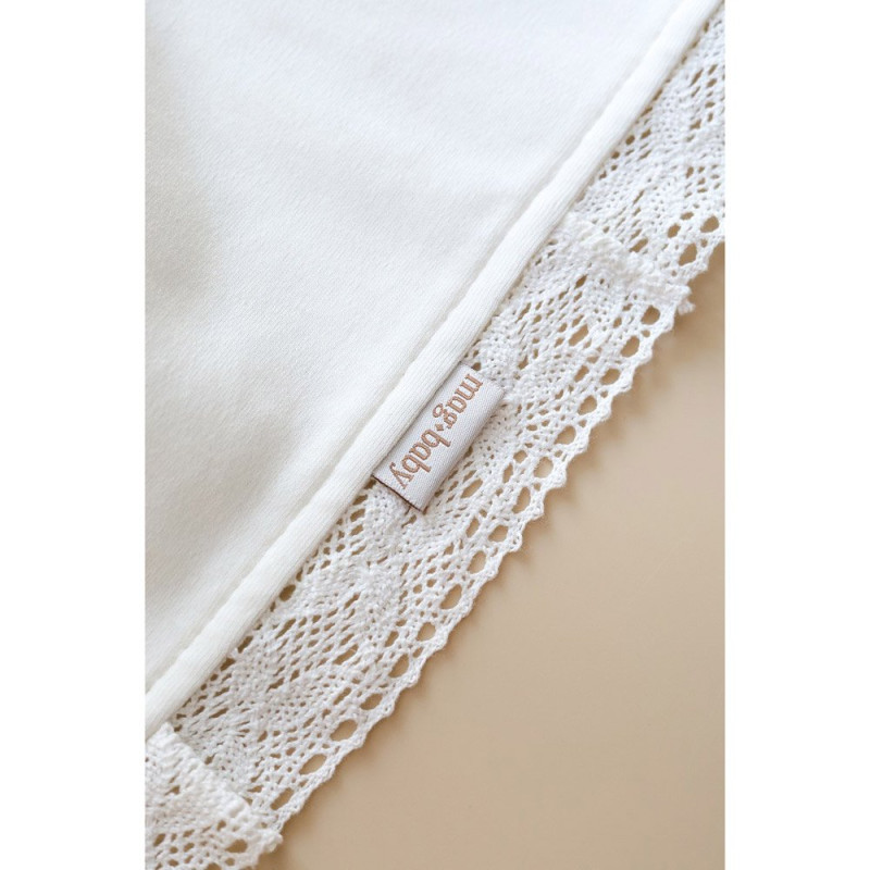 Плед MagBaby на виписку та хрещення Wings молочний