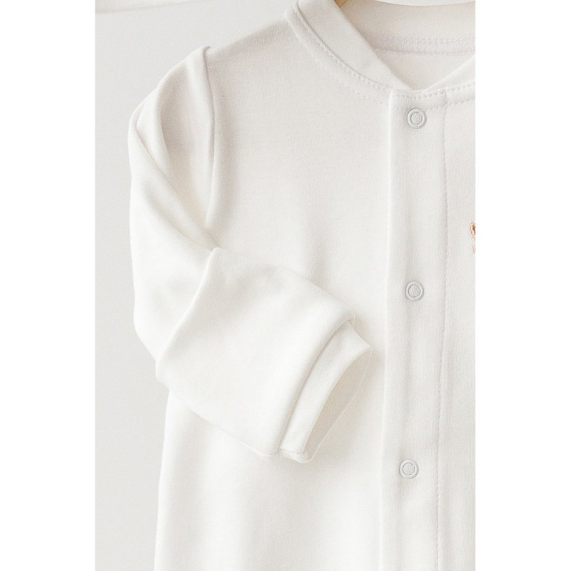 Чоловічки MagBaby з шапочкою Wings, 62 розмір, 0-3 міс молочний