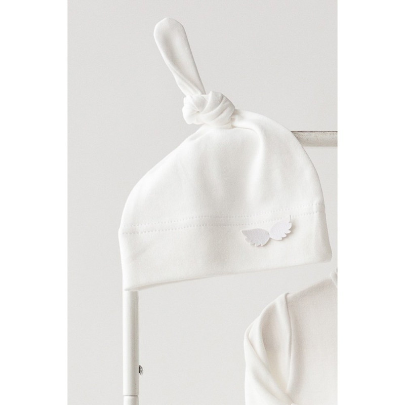 Чоловічки MagBaby з шапочкою Wings, 74 розмір, 6-9 міс молочний