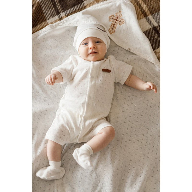 Пісочник MagBaby Gretel, 56 розмір, 0-1 міс бежевий меланж