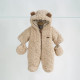 Комбінезон MagBaby Хутряний Teddy 74 розмір, 6-9 міс коричневий