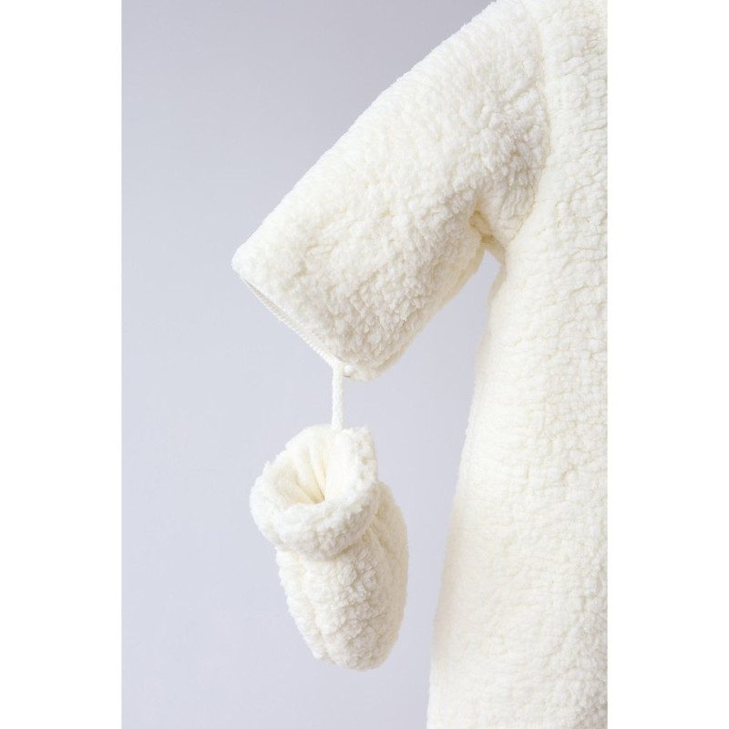 Комбінезон MagBaby Хутряний Teddy 62 розмір, 0-3 міс карамельний