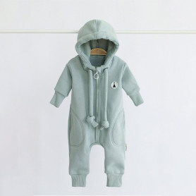 Комбінезон MagBaby на флісі Loony, 68 розмір, 3-6 міс сизий