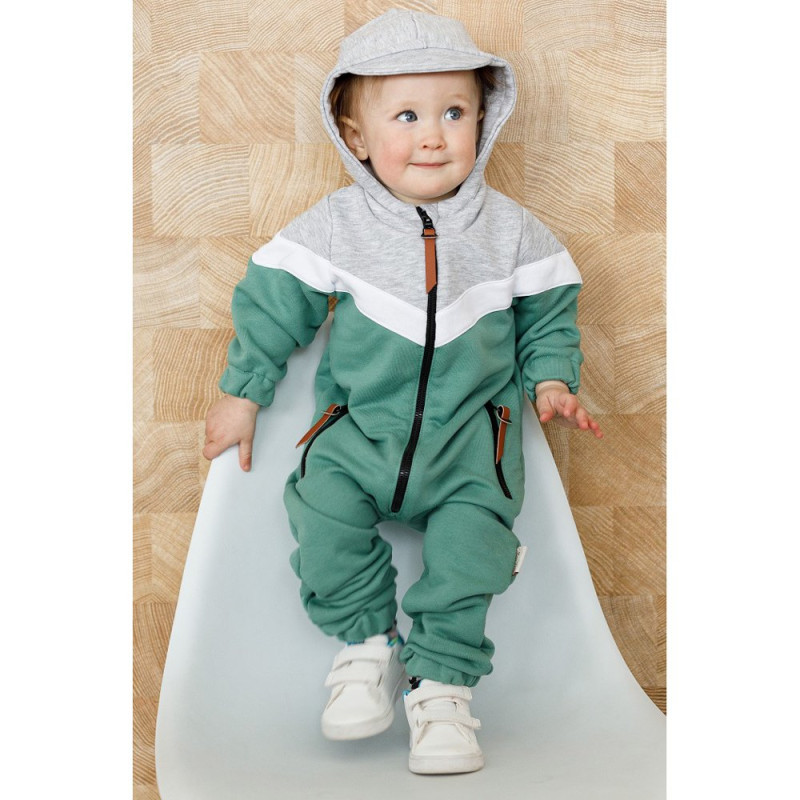 Комбінезон MagBaby Oldy, 74 розмір, 6-9 міс морська хвиля