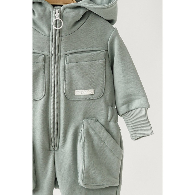 Комбінезон MagBaby Kolman, 80 розмір, 9-12 міс сизий