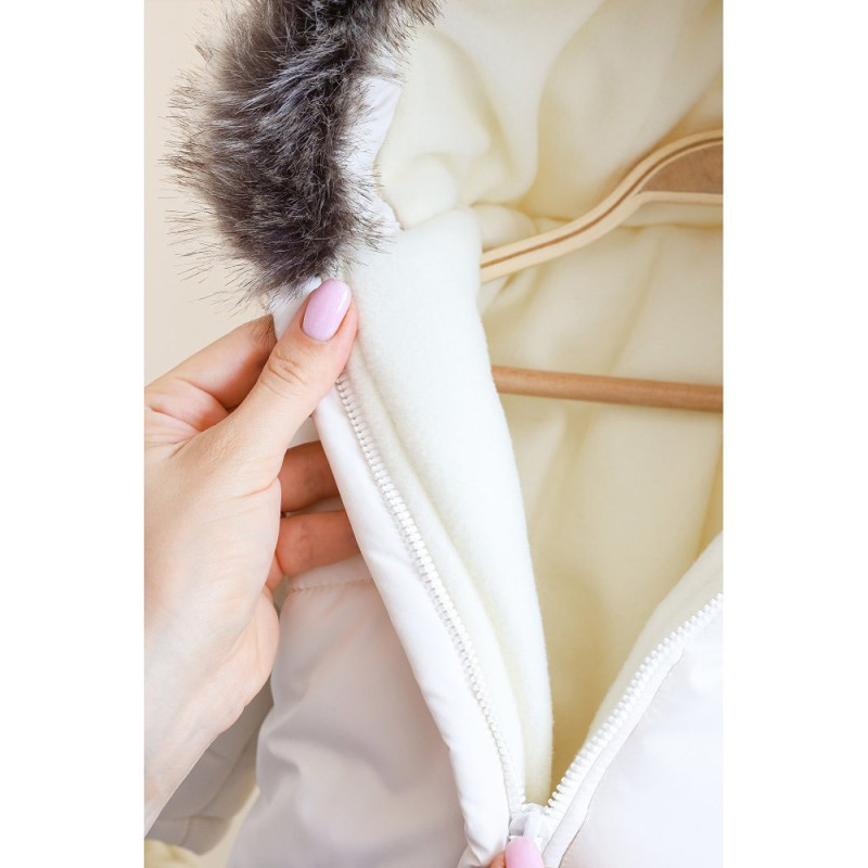 Комбінезон MagBaby Аляска, 62 розмір, 0-3 міс молочний