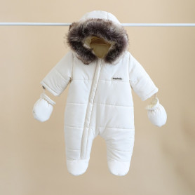 Комбінезон MagBaby Аляска, 80 розмір, 9-12 міс молочний