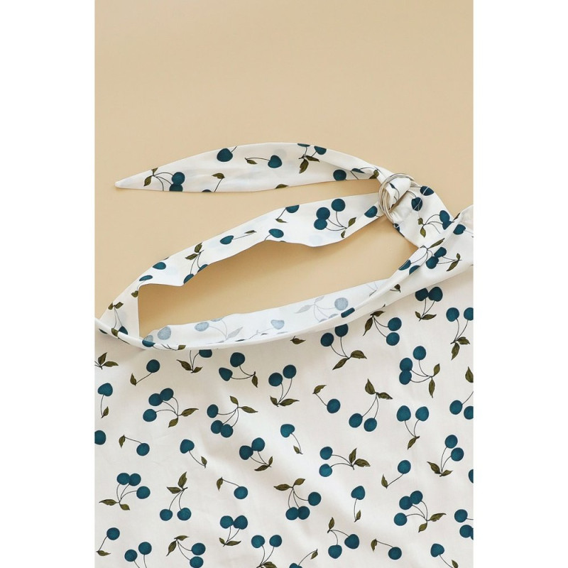 Слинявчик MagBaby Накидка для годування з сумочкою-чохлом зелений ліс