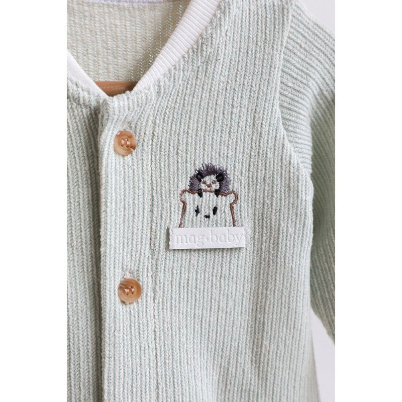 Чоловічки MagBaby Zoo, 80 розмір, 9-12 міс сизий